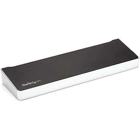 StarTech.com USB-C Triple Monitor Docking Station for MacBook Pro / Air M1 M2 M3 M4 & Windows, Universal 4K HDMI DP Dock, Thunderbolt Compatible, 60W Laptop Charging - TAA, Black & Space Gray