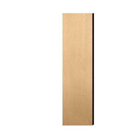 Salsbury Industries Double End Side Panel - for 5 Feet High - 15 Inch Deep Designer Wood Locker - Without Sloping Hood - Maple