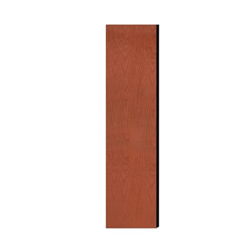 Salsbury Industries Double End Side Panel - for 6 Feet High - 15 Inch Deep Designer Wood Locker - Without Sloping Hood - Cherry