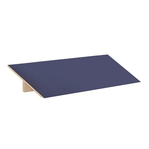 Salsbury Industries Sloping Hood - for 18 Inches Wide - 18 Inch Deep Designer Wood Locker - 3 Wide - Blue