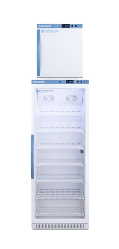 ACCUCOLD 24" Medical Performance Series All-Refrigerator/All-Freezer Combination (LHD, Glass Door)