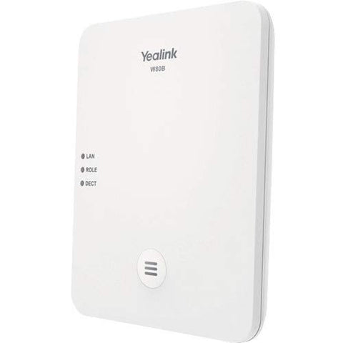 Yealink DECT IP Multi-Cell System W80B - IP DECT - 100 x Handset Supported - 100 Simultaneous Calls - Pearl White