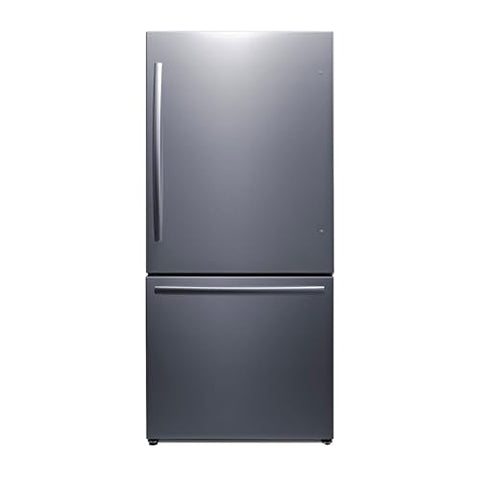 Summit 31" Refrigerator, 17.2 cu.ft Capacity Refrigerator-Freezer, Bottom Mount Freezer, Ice Maker, ENERGY STAR, Stainless Steel - FFBF179SSIM (Right Hand Door)