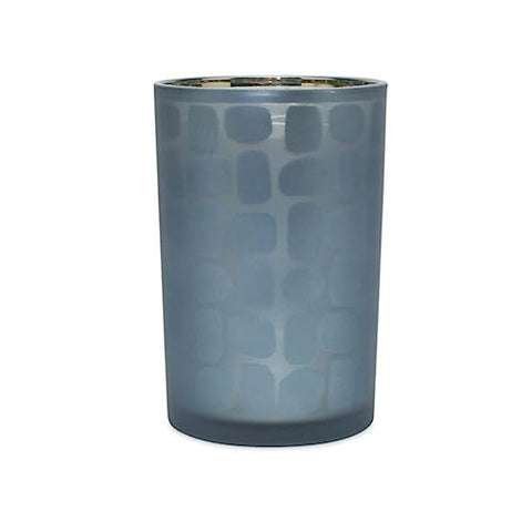 Melrose Indoor Modern Home/Office Decorative Candle Holder (Set of 2) 4.75" D x 7.25" H Glass