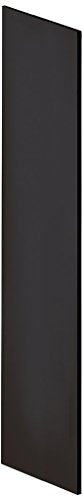 Salsbury Industries 22238BLK Side Panel for 24-Inch Deep Extra Wide Designer Wood Locker with Sloping Hood, Black