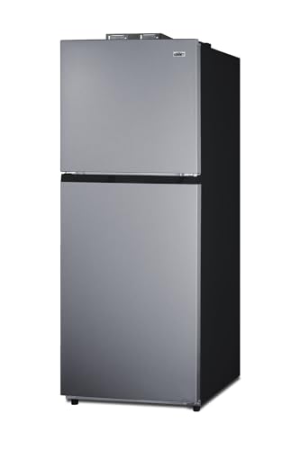 Summit BKRF1089PL 24" Wide Break Room Refrigerator-Freezer (Right Hand Door, Stainless Steel)