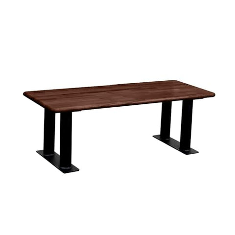 Salsbury Wood ADA Locker Bench - 48 Inches Wide - Dark Finish
