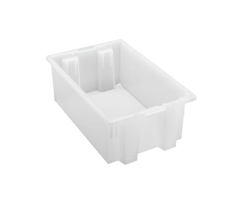 Quantum Storage snt180 Nest Totes Heavy Duty Part Organizer Bins - 18" x 11" x 6" - 6 Pack