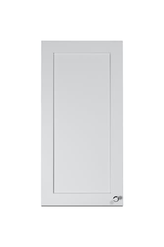 Summit Wall Cabinet, 15" W x 30" H, Kitchen Cabinets, Fully Assembled, Blue (Right Handed Door Swing)