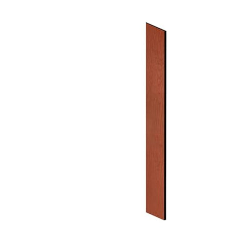Salsbury Industries Side Panel - for 5 Feet High - 15 Inch Deep Designer Wood Locker - with Sloping Hood - Cherry