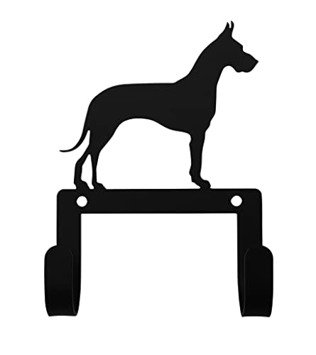 NEW - Great Dane - Leash and Collar Wall Hook