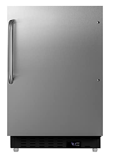 20 in. 3.53 CU. FT. MINI Refrigerator in Stainless Steel Without Freezer, ADA COMPLIAN