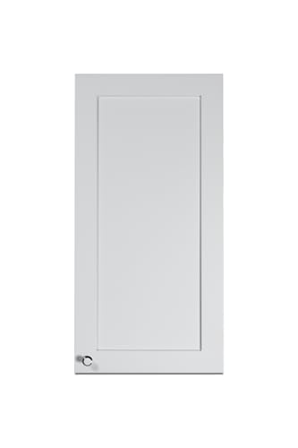 Summit Wall Cabinet, 15" W x 30" H, Kitchen Cabinets, Fully Assembled, White (Right Handed Door Swing)- CABWH1530R