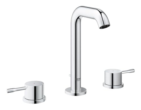 GROHE 2029700A Essence, 8-inch Widespread 2-Handle M-Size Bathroom Faucet 1.2 GPM, Chrome