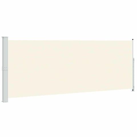 vidaXL Side Awning Cream and Grey
