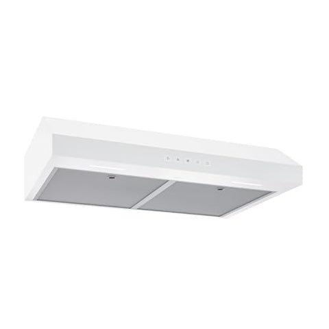 Broan-NuTone GLA2303WW 30-Inch Under Cabinet Range Hood, Energy Star, 350 Max Blower CFM, White