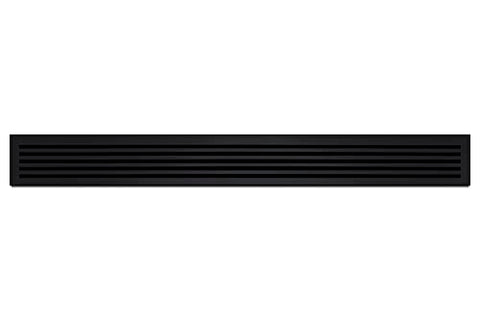Summit 47” Refrigerator Gap Filler, Decorative Refrigerator Grill, Black, Made In The USA