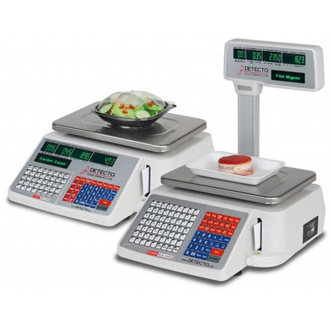 Deli Scale with Integral Printer, 30 lb x 0.01 lb