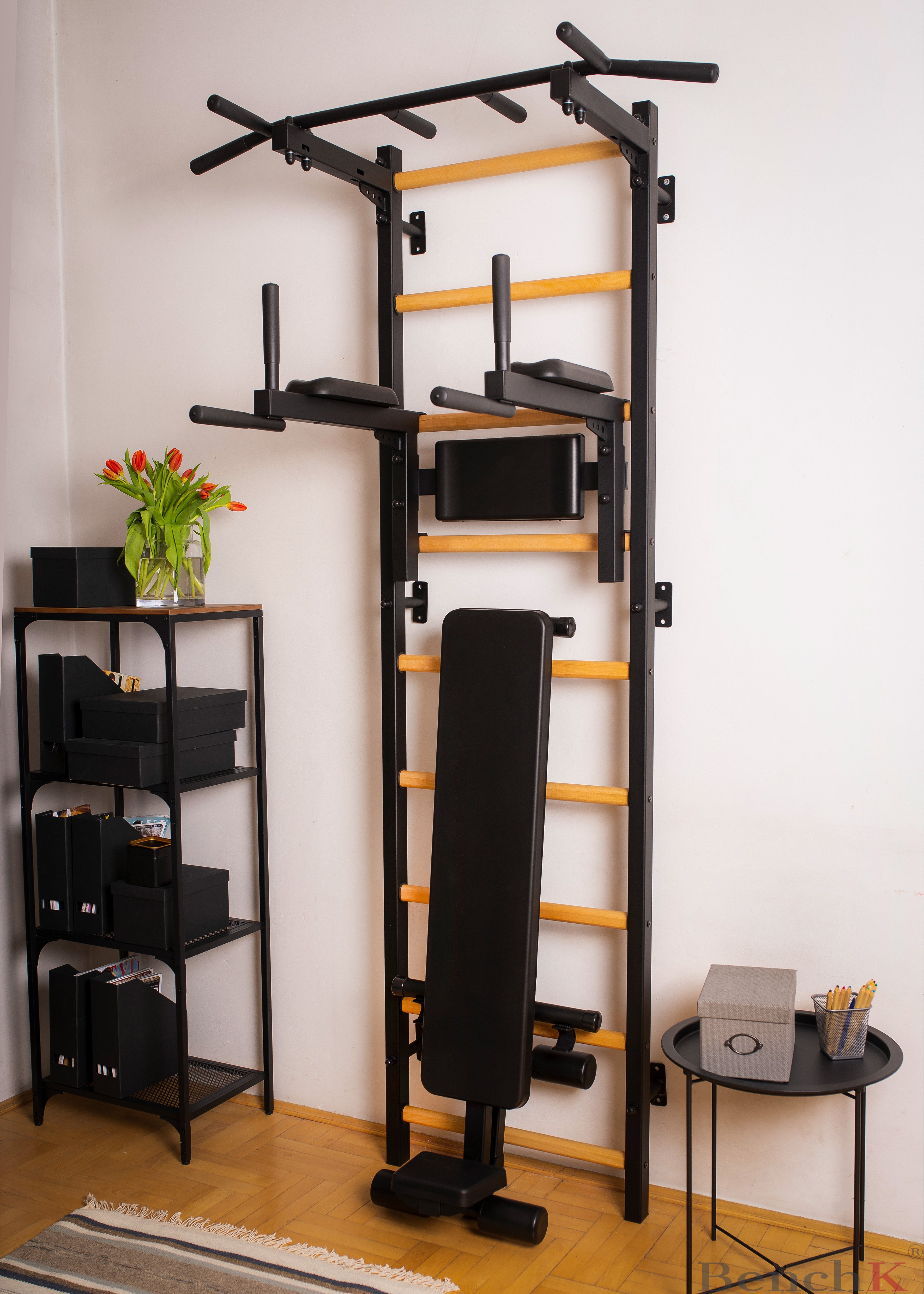 Gymnastic ladder for home gym or fitness room  BenchK 723B