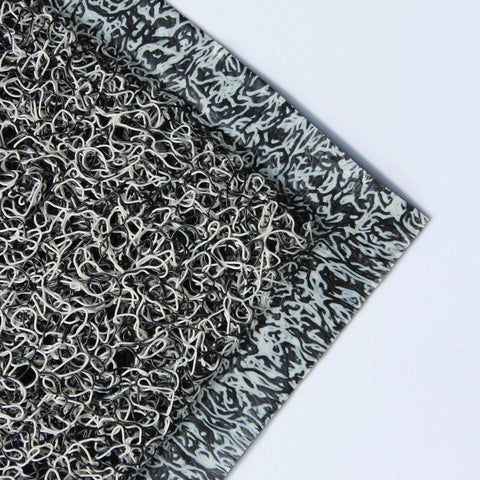 Floortex® Doortex® Twistermat Indoor Entrance Mat, Black/White - 48" x 72"