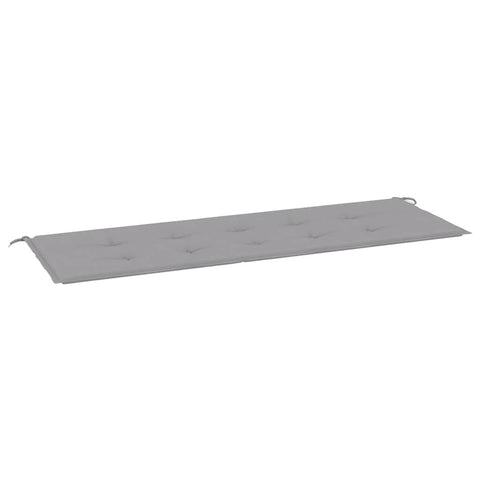 vidaXL Outdoor Garden Bench Cushion, Comfortable Foam Fiber Filling, Durable Oxford Fabric, 59.1"x19.7"x1.2â€, Suitable for Outdoor Use, Modern Gray Seat Cushion