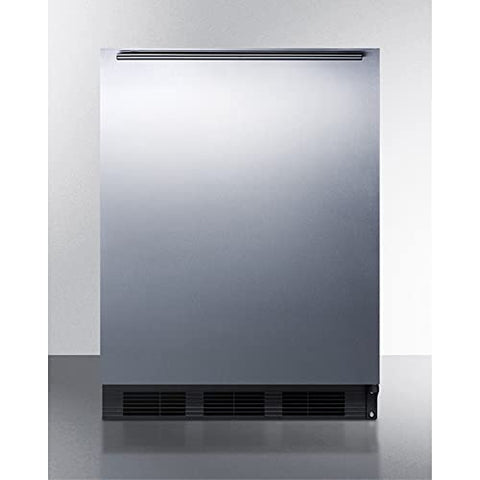 Summit Appliance FF6BK7SSHH 33.25 x 23.63 x 23.5 in. Freestanding All-Refrigerator Black