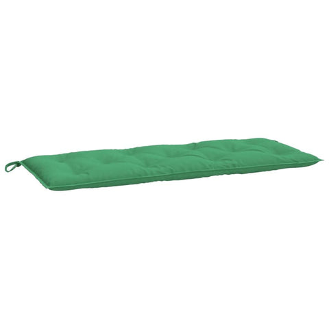 vidaXL Green Garden Bench Cushion 47.2"x19.7"x2.8" - Oxford Fabric, Water-, Indoor/Outdoor, Hollow Fiber Padding