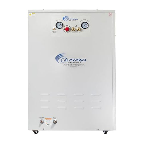 California Air Tools 10020DSPCAD 2.0 HP Ultra Quiet and Oil-Free Air Compressor, 10 Gallon Tank, 58 dB Noise Level, in Sound Proof Cabinet, with 80% Air Dryer and Aftercooler, Automatic Drain Valve