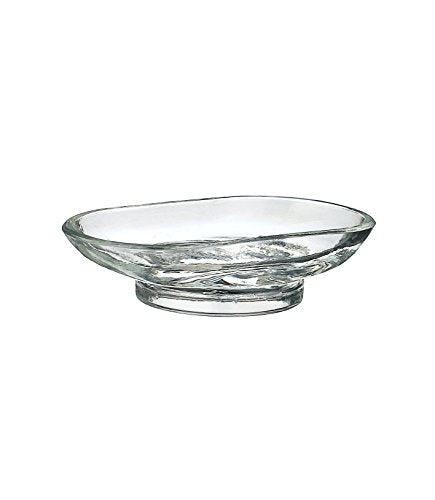 CLEAR GLASS SOAP DISH