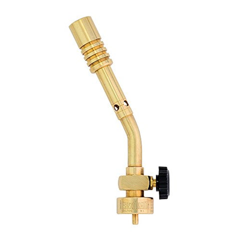 Bernzomatic® Wide Flame Brass Torch - Manual Ignition, Wide Pencil Flame Propane Torch (JT680 Torch)