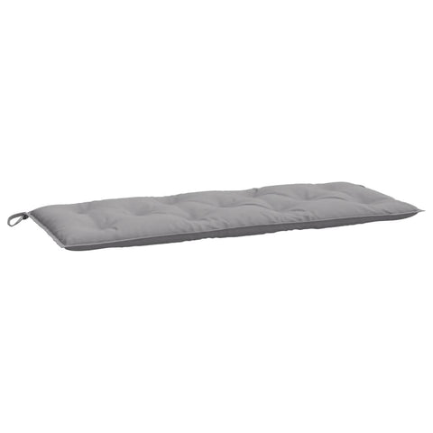 vidaXL Garden Bench Cushion 47.2"x19.7"x2.8" - Durable Oxford Fabric Material - Soft Hollow Fiber Filling - Versatile Indoor/Outdoor Use - Water- and Non-Slip Design - Gray
