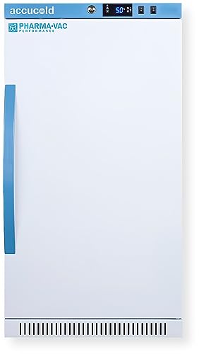 Accucold ARS32PVBIADA456 Vaccine Refrigerator; ADA Height; Purpose-built for Pharmacy, Medication, and Vaccine Applications; Factory-installed Lock; Interior Light; Adjustable Temperature