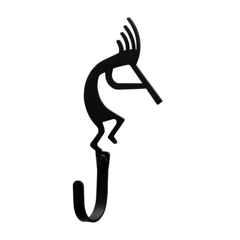Village Wrought Iron Kokopelli Wall Hook Decorative Small