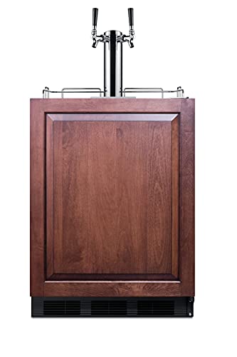 Summit 24" Wine Kegerator, ADA-Compliant, Built-in Kegerator, Panel Ready* - SBC58BLBIADAIFWKDTWIN (Panel not included)