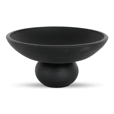 Moe's Home Collection Asha Decorative Bowl Black Terracotta Other