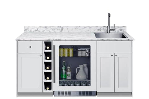 69inch wide Turnkey Oasis Wet Bar