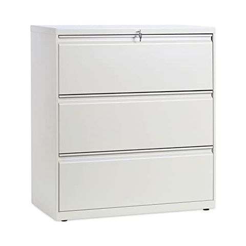 Lateral File 3 Legal/Letter/A4/A5-Size File Drawers Putty 36 inch x 18.63 inch x 40.25 inch