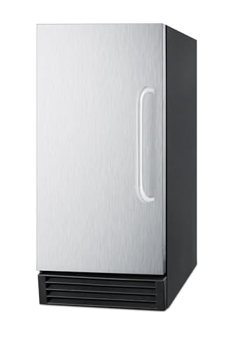 Summit 15" Clear Ice Maker, 50 lb. Production Capacity, Energy Star, ADA Compliant, Stainless Steel- BIM44GADA