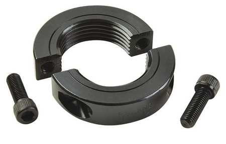 Shaft Collar,Threaded,2Pc,#10-24,Steel