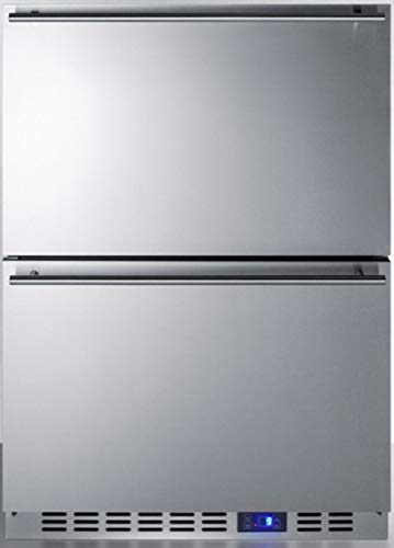 Summit CL2F249 Freezer, Stainless Steel