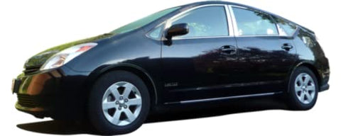 QAA is Compatible with 2004-2009 Toyota Prius 4 Piece Stainless Window Trim Package, Includes Upper Trim only, NO Pillar Posts, NO Window Sills. WP24136