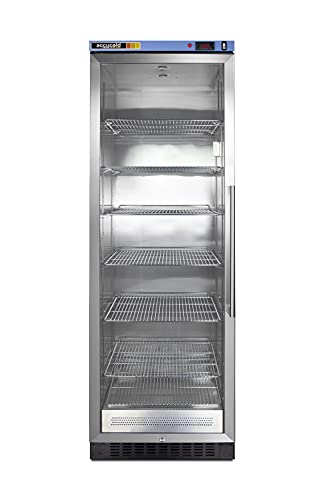 Summit Appliance PTHC155GCSSLHD Single Chamber Passive Heating Blanket Warmer with a Self-Closing Glass Door, Stainless Steel Interior, Left Hand Door Swing, Stainless Steel Cabinet and Lock