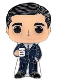 The Office 3 Inch Funko POP Pin | Michael Scott