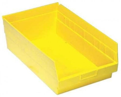 Quantum Storage Systems QSB810YL STORE-MAX Part Organizer Yellow Bins 18" L x 12" W x 8" H 8 Pack