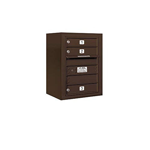 SALSBURY INDUSTRIES 3806S-03ZFU 4C Horizontal Mailbox