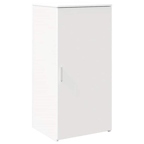 vidaXL Storage Cabinet White Engineered Wood Medium Storage Cabinet