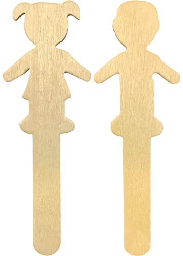 Teacher Created Resources STEM Basics: People-Shaped Craft Sticks - 50 Count