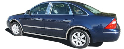 QAA is Compatible with 2005-2009 Buick Lacrosse 8 Piece Stainless Rocker Panel Trim, Lower Kit, 3.5" Width TH45520