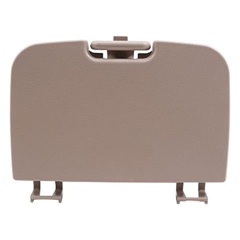 Brock Replacement Overhead Console Sunglasses Holder Box Tan Storage Bin Compatible with 2002-2007 F250 F350 F450 Super Duty Pickup Truck w/out Sunroof 2C3Z 7811586 BAA