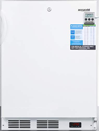 Summit VT65 Upright Freezer, White